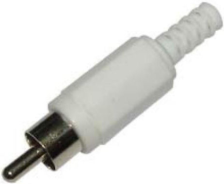 Βύσμα RCA male 10τμχ Ασημί (01.099.0135)