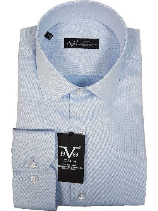 19V69 Long-sleeved Shirt Light Blue