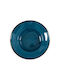 Porline Porselen Plate Pasta made of Porcelain Blue with Diameter 26cm