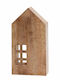 Liberta Crăciunescă Decorativă Lemn Scenă 11x11x3cm.