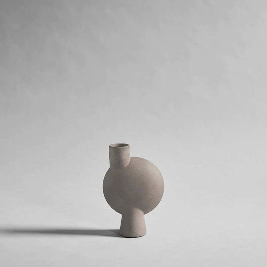101 Copenhagen Διακοσμητικό Βάζο Κεραμικό Sphere Bubl Καφέ Φ18xΥ26cm