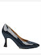 Paola Ferri Leather Blue Heels