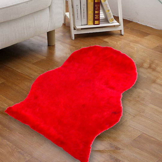 To megalo pazari Rug Rectangular Furry Gray