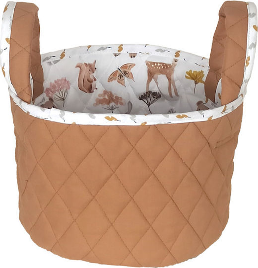 Baby Star Nursery Storage Basket Brown