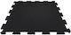 Tiguar Rubber Gym Floor Puzzle Mat Black 98x98x1cm