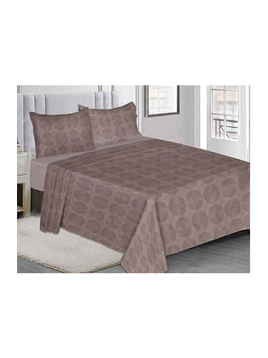 Klikareto Duvet Cover Cotton Single 160x240 Purple