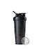 Blender Bottle Classic Plastic Protein Shaker 820ml Black