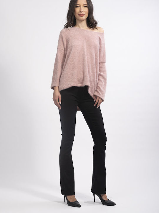 E-shopping Avenue Damen Langarm Pullover Pink