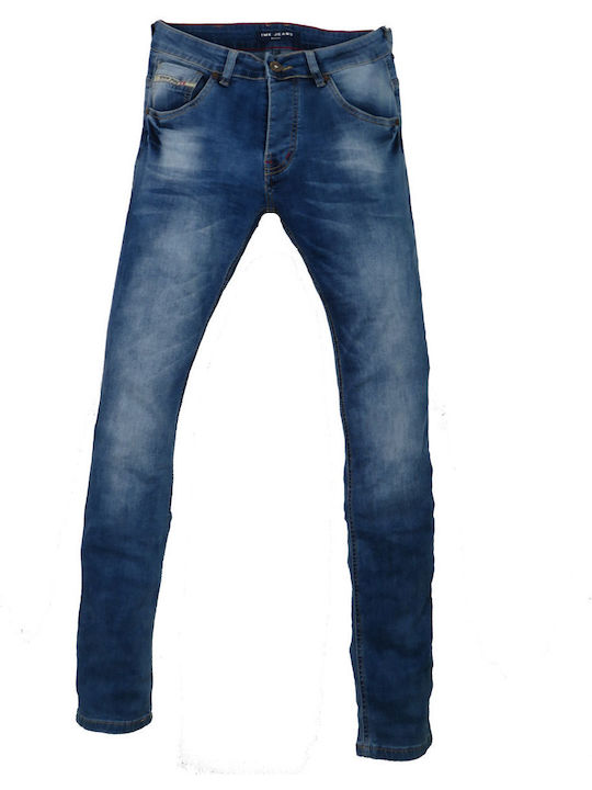 Privato Herren Jeanshose Μπλε