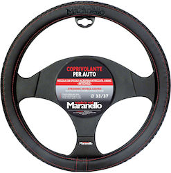 Maranello Husă Volan Auto cu Diametru 37-43cm Microfibră Negru