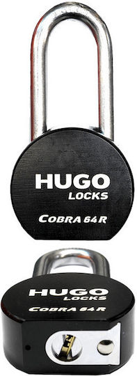 Hugo Locks Cobra 64r Λουκέτο Μακρύλαιμο με Κλειδί 64mm