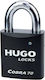 Hugo Locks Cobra Padlock Brass with Key 70mm 1pcs