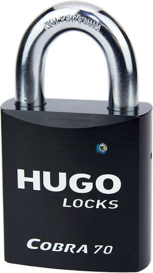 Hugo Locks Cobra Padlock Brass with Key 70mm 1pcs