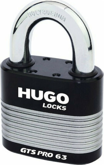 Hugo Locks Gts Pro Λουκέτο Πέταλο με Κλειδί 70mm