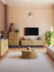 Wooden TV Stand Eventful Beige L150xD45xH57.5cm