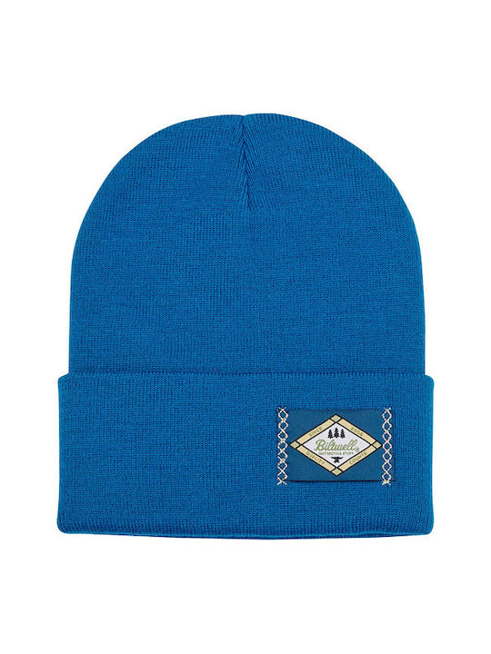 Biltwell Beanie Unisex Beanie Gestrickt in Hellblau Farbe