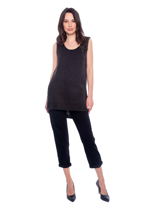 E-shopping Avenue pentru Femei Bluză Fără mâneci Black