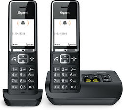 Gigaset Comfort 550A mit deutschem Menü Schwarz