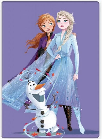 Disney Одеяло Флийс Frozen Purple 100x140cm