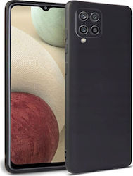 Samsung Soft Umschlag Rückseite Silikon Schwarz (Galaxy M12)