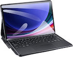 Klappdeckel mit Tastatur Englisch US Schwarz (Galaxy Tab S9+) EDA005253302A