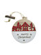 Christmas Hanging Ornaments Labels Wooden 2 Pieces RT061