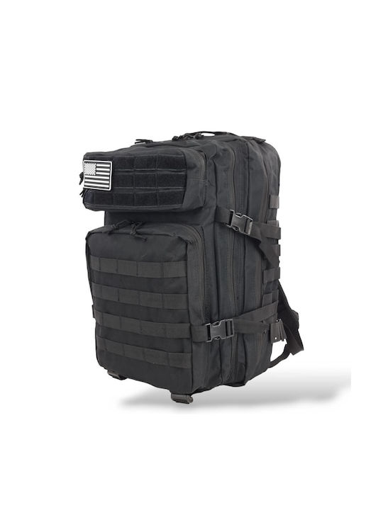 Playbags Fabric Backpack Waterproof Black 38lt