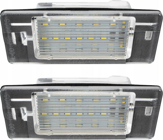 AutoTune Kennzeichenbeleuchtungen LED für Opel Vectra 1Stück