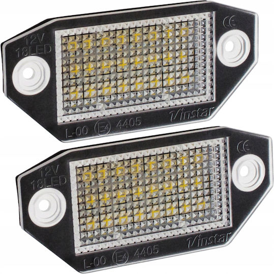 AutoTune Lumini pentru plăcuțele de înmatriculare Lumini LED pentru Ford Mondeo 1buc