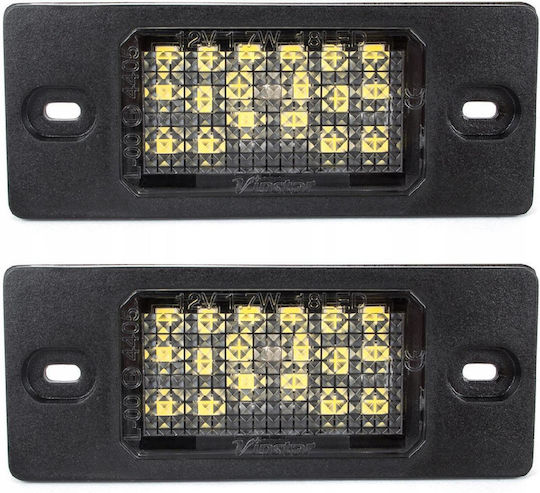 AutoTune Светлини за регистрационната табела LED 2W за Mercedes-Benz V Volkswagen Бора 1бр