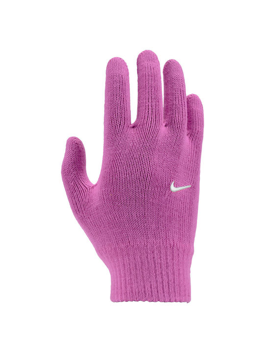 Nike Παιδικά Γάντια Ροζ Knit Swoosh 2.0