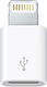 MAX Μετατροπέας micro USB female σε Lightning male Λευκό 1τμχ CO2-0086
