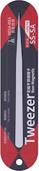 QianLi Mega Idea Precision Tweezer SS-SA Long Tip Stainless Steel Clamp for Phone Repair