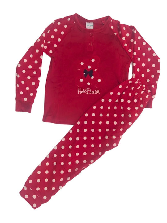 Baby Train Kids Pyjamas Winter Bordeaux