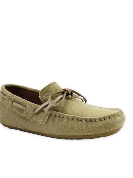 Kinder-Mokassins Beige