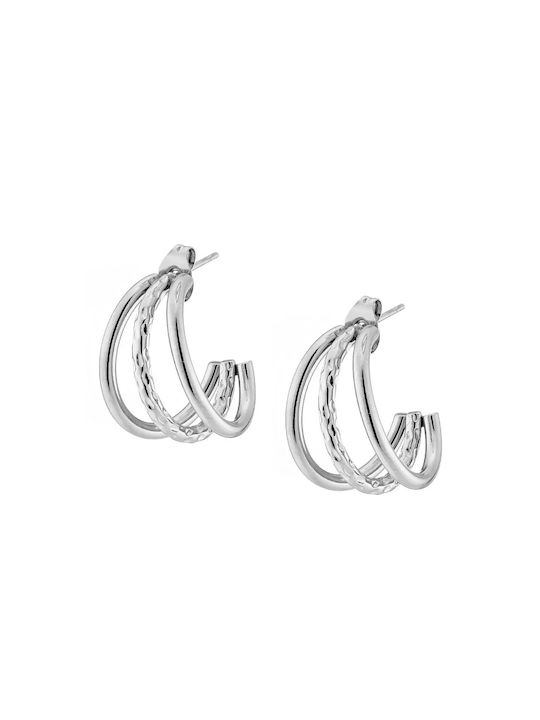 Oxzen Earrings Hoops made of Steel