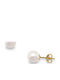 Margaritari Ohrringe aus White Gold mit Perlen