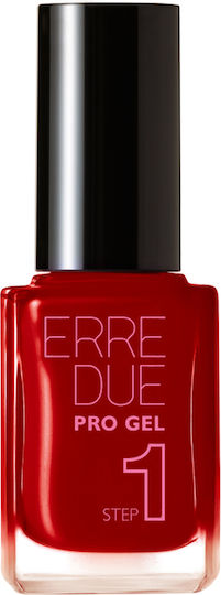 Erre Due Pro Gel Glossy Βερνίκι Νυχιών Μακράς Διαρκείας 588 Red Hood 12ml