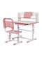 Kids Desk made of Melamine Pink 80x54x104cm 312-106V80PK