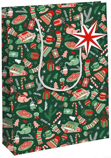 Clairefontaine Weihnachtlich Tasche für Geschenke Bunt 26.5x33x14cm.