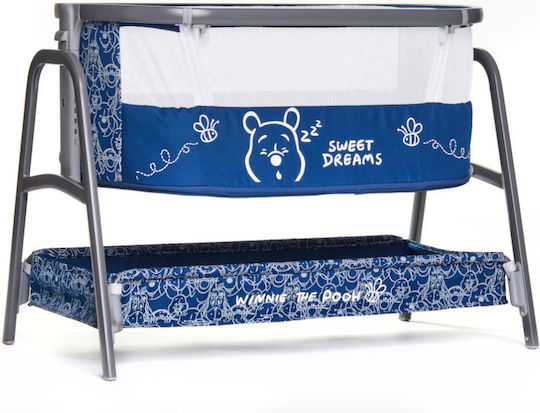 Giordani Wiege Sleep mit Matratze und Rädern Blau