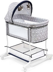 Milly Mally Cradle with Mattress and Wheels Gray Milly Mally Cradle with Mattress and Wheels Gray