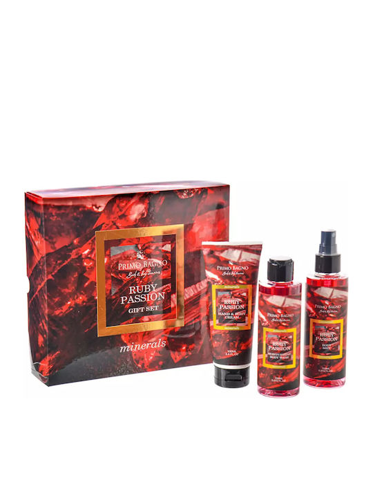 Primo Bagno Ruby Passion Skin Care Set for Mois...