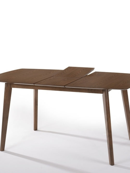 Liliana Table Dining Room Extendable Wooden Walnut 120(+30)x75x75cm