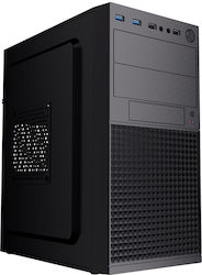Gembird Fornax K300 Midi Tower Computer Case Black