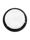 Heronia Ceiling Mount Light Bathroom Black with Socket E27