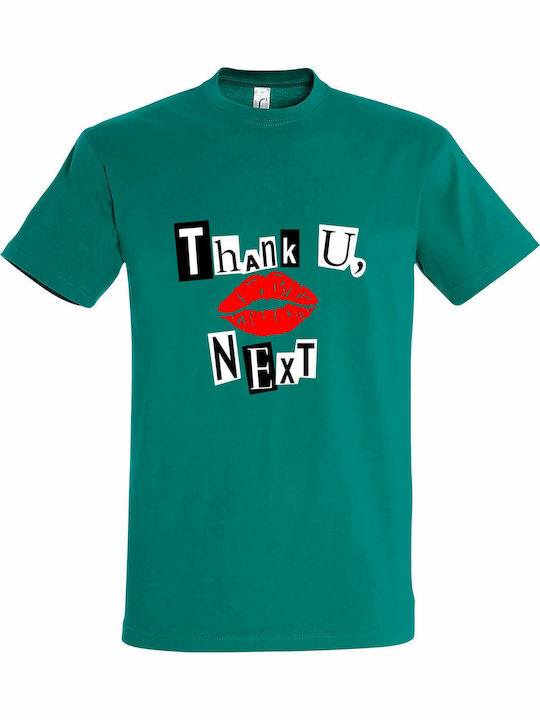 T-shirt Unisex, " Ariana Grande, Thank U Next ", Emerald