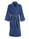 Nef-Nef Homeware Fresh Bathrobe with Collar Denim 420gr/m²