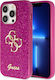 Guess Plastic Back Cover Purple (iPhone 15 Pro)
