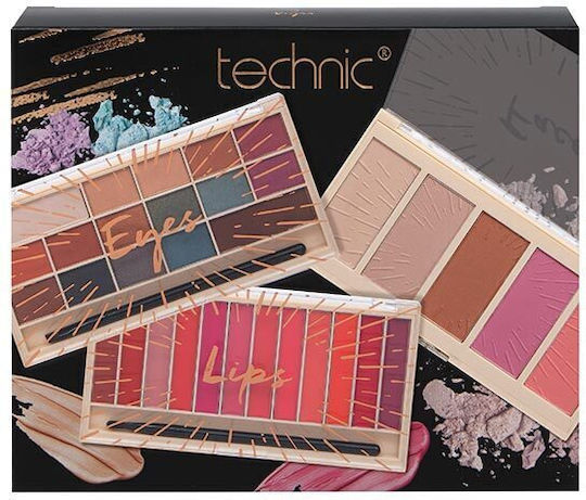 Technic Box Beauty Paletă Machiaj Pentru Buze 3 Bucăți